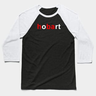 Hobart Airport Code, HBA Airport Baseball T-Shirt